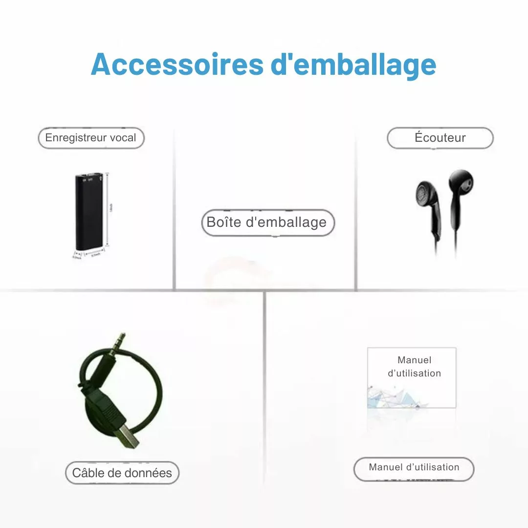 Enregistreur vocal discret dans télécommande factice – espionnage audio invisible et facile partout