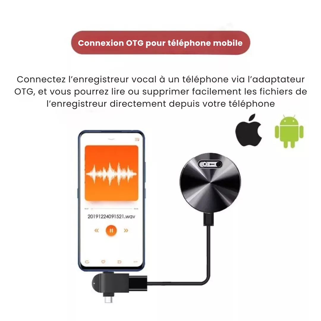 Micro espion avec détection de son