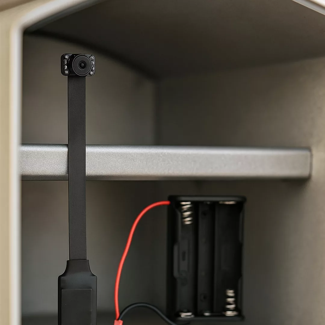 Mini caméra wifi pour boîte à lettres – Surveillance discrète à distance pour colis en toute sécurité