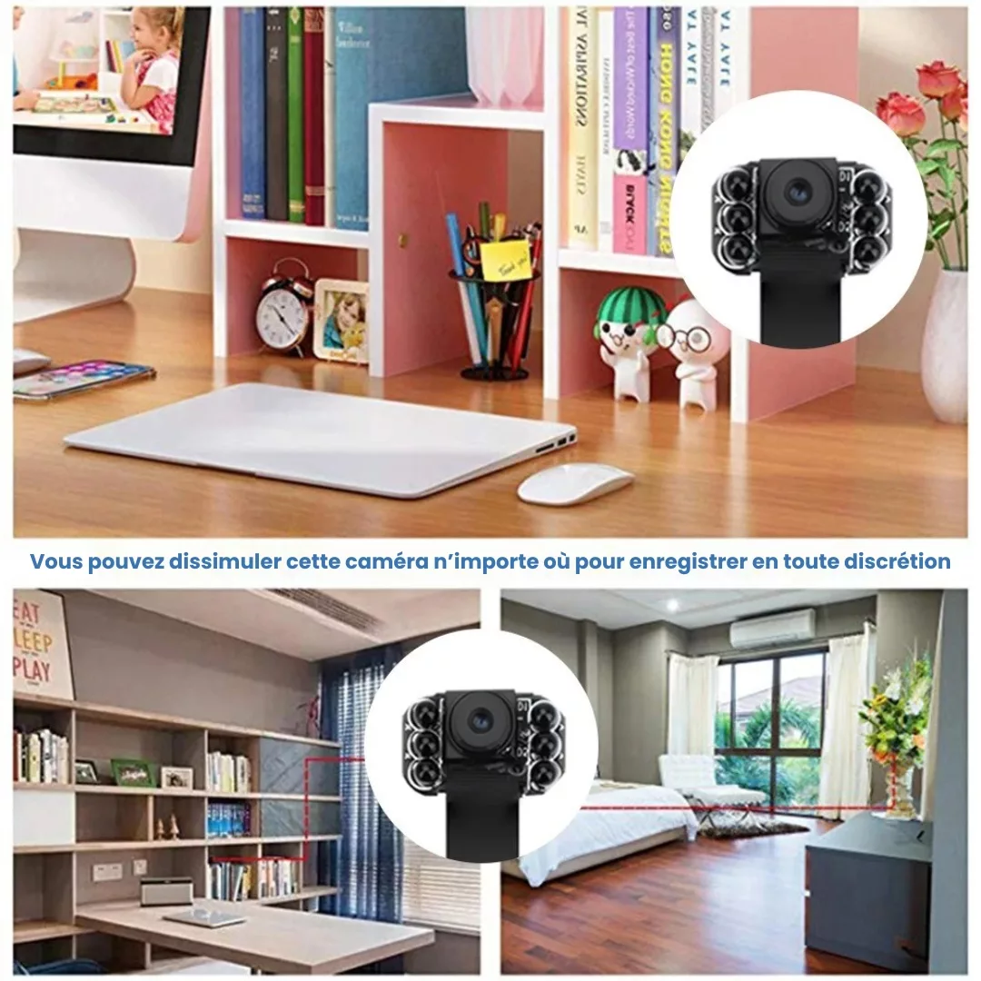 Mini caméra wifi pour boîte à lettres – Surveillance discrète à distance pour colis en toute sécurité