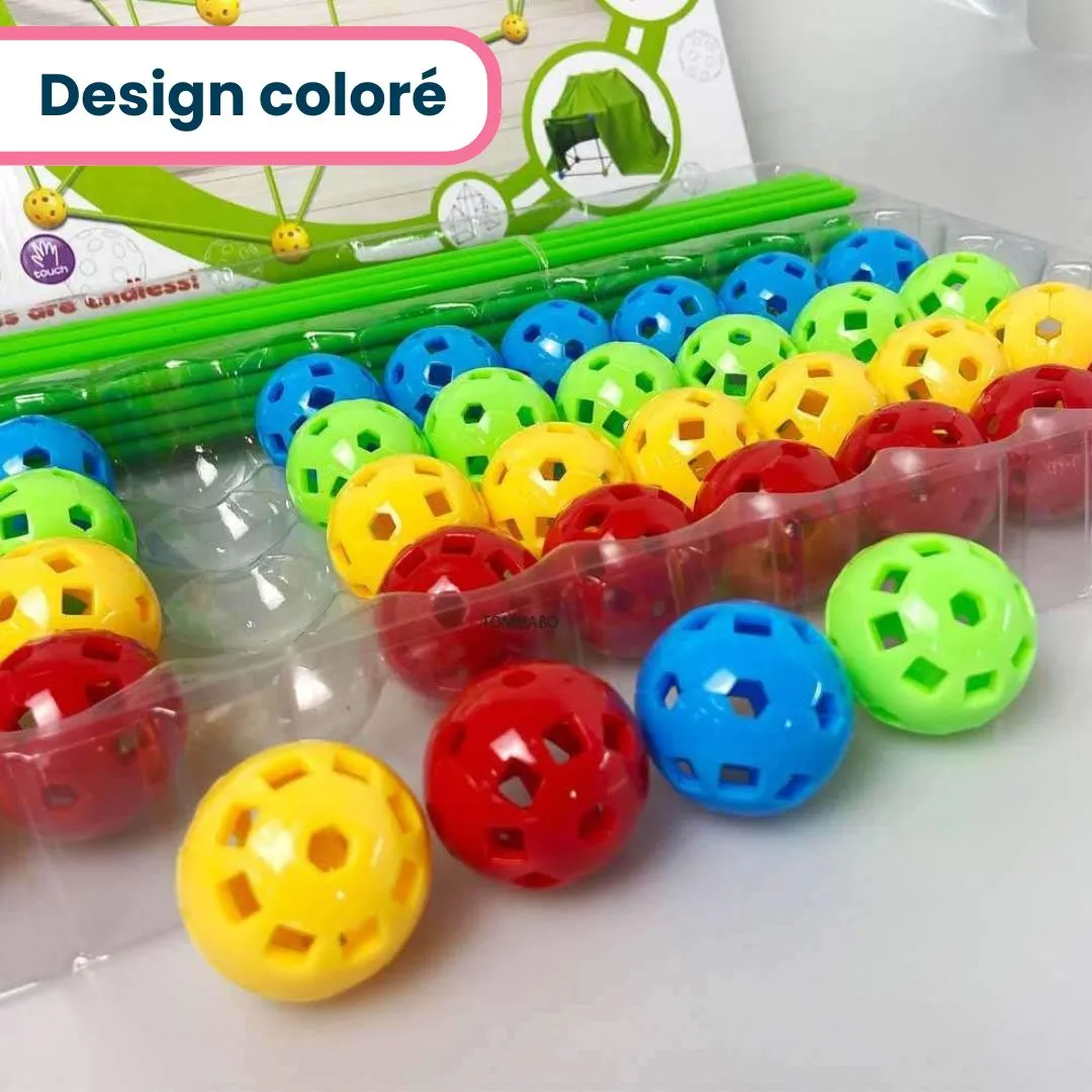 Kit de Construction Enfant – Cabane, Tente & Château Fort – Ludique & Éducatif DIY (3-8 ans) – Image 8