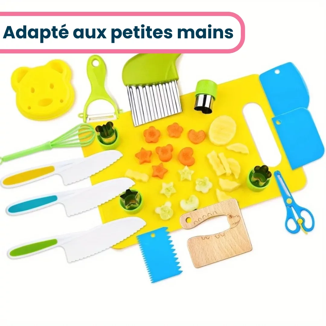 Kit Cuisine Montessori Enfant - Idéal Bébé 18 mois, 2 ans, 3 ans – Image 7