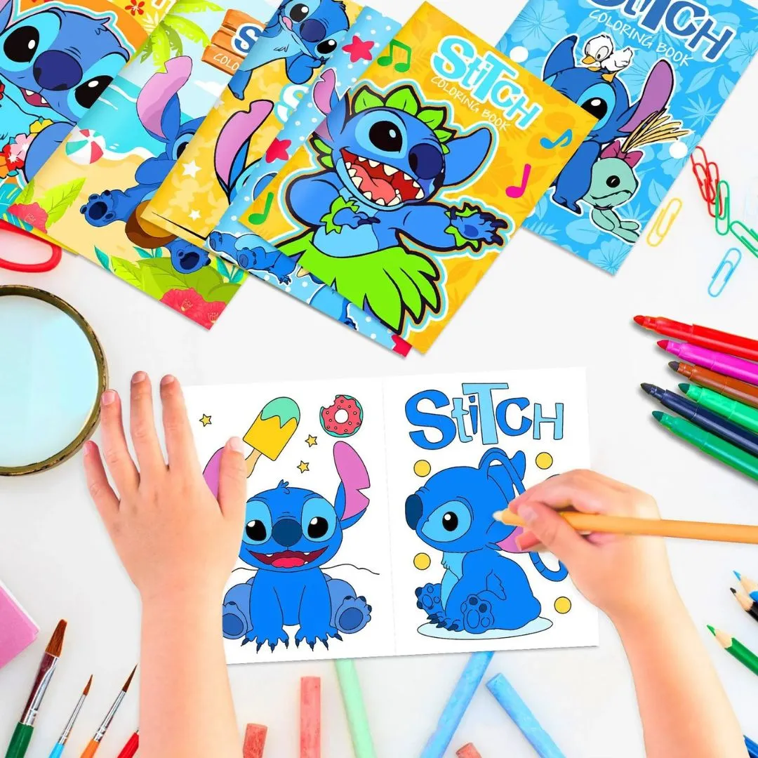 Coloriage stitch bébé – Activité ludique et apaisante pour enfants – Développe créativité et motricité fine – Image 3