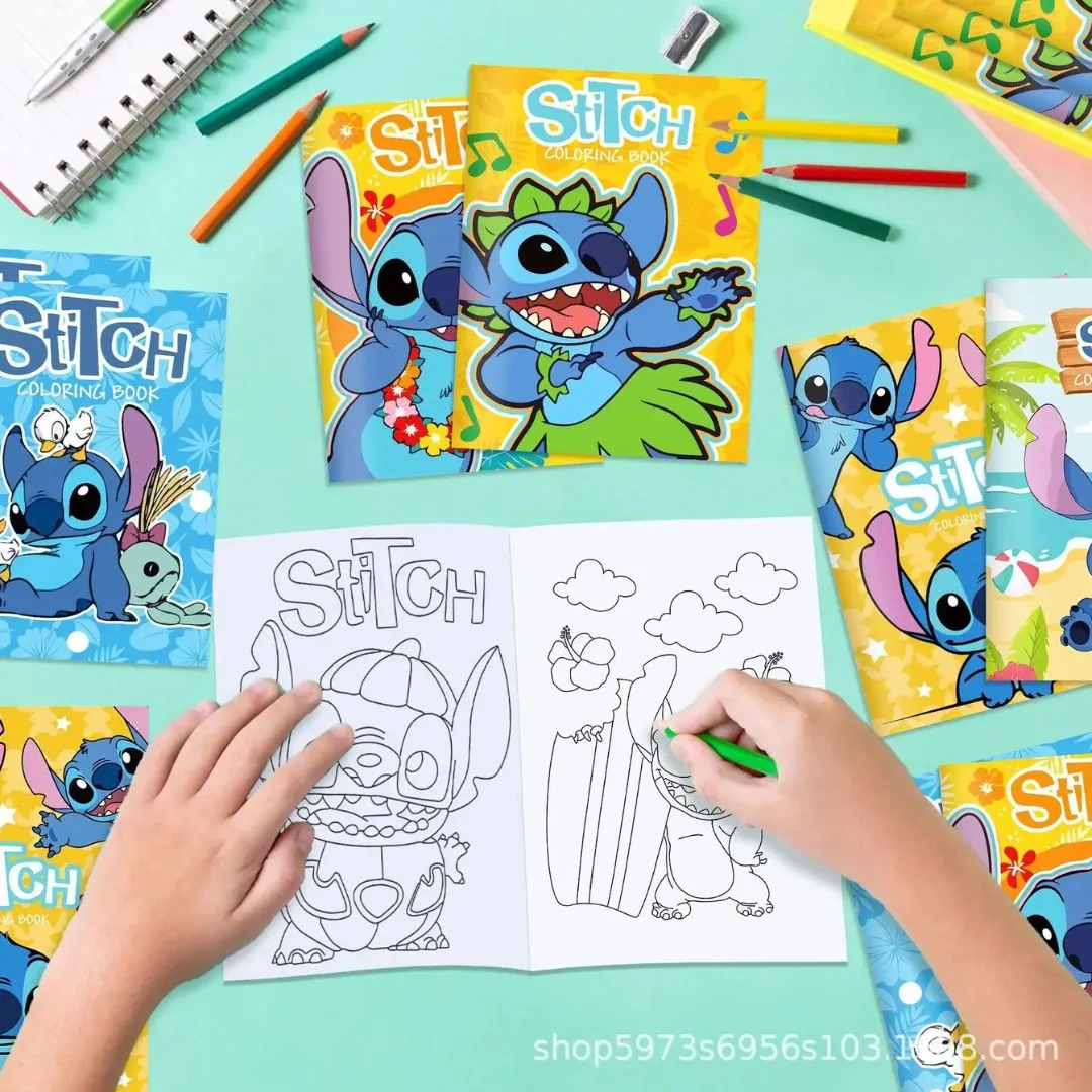 Coloriage stitch bébé – Activité ludique et apaisante pour enfants – Développe créativité et motricité fine – Image 5