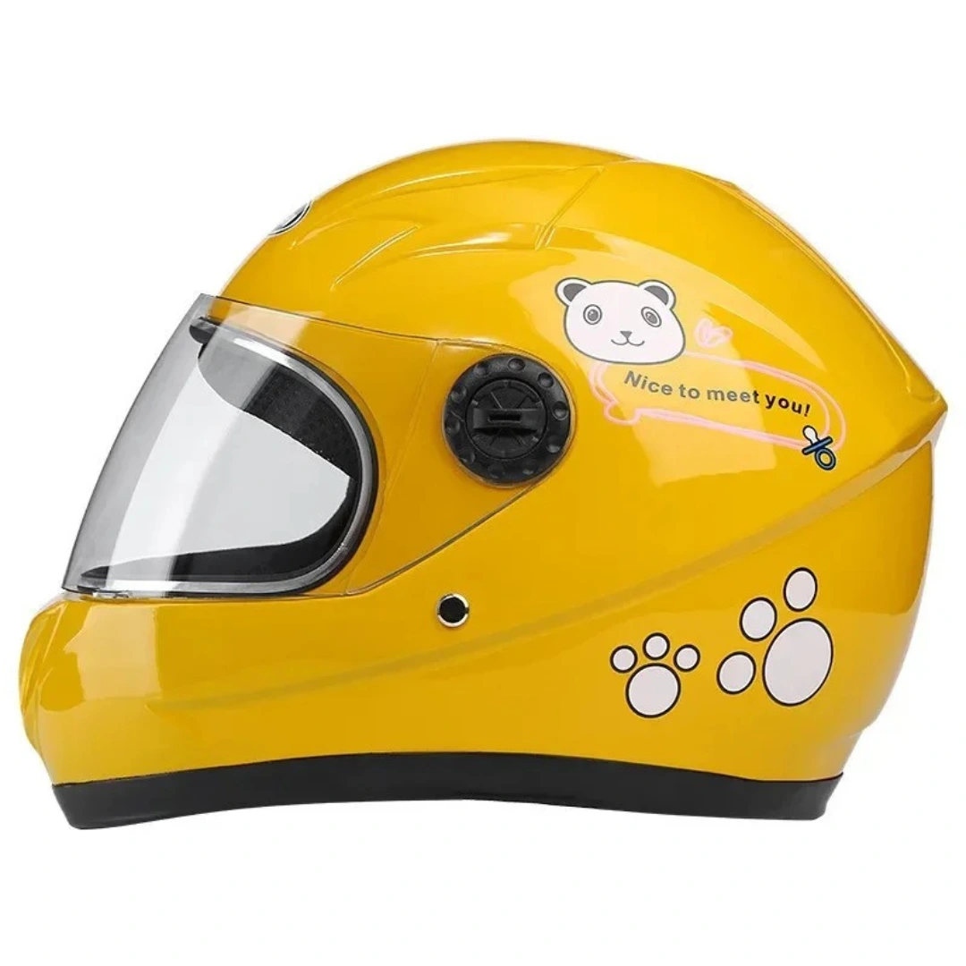 Casque intégral enfant – Protection maximale et design fun pour la sécurité à vélo ou trottinette – Image 12