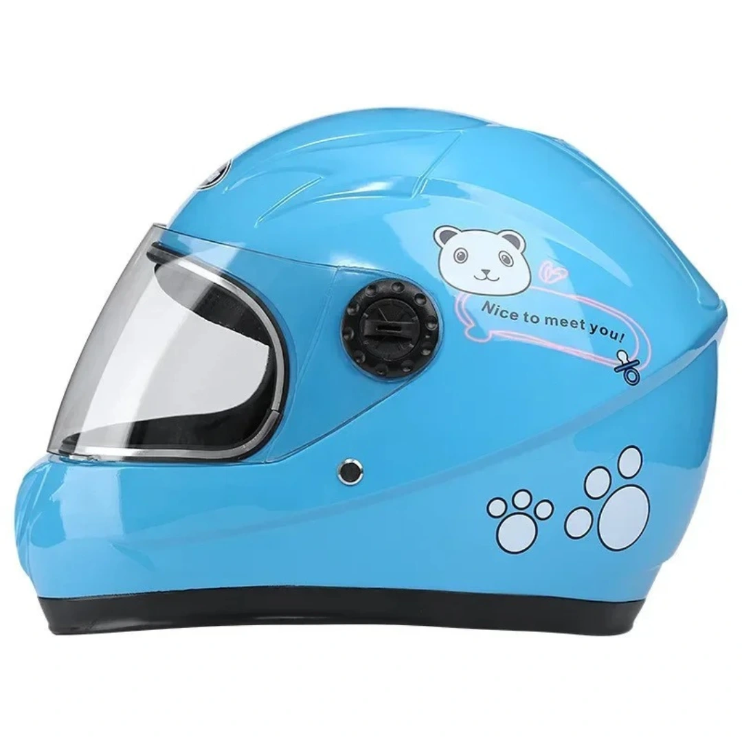 Casque intégral enfant – Protection maximale et design fun pour la sécurité à vélo ou trottinette – Image 11
