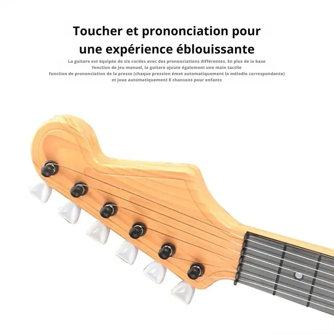 Guitare electrique enfant – Instrument débutant idéal pour éveil musical et apprentissage facile – Image 4