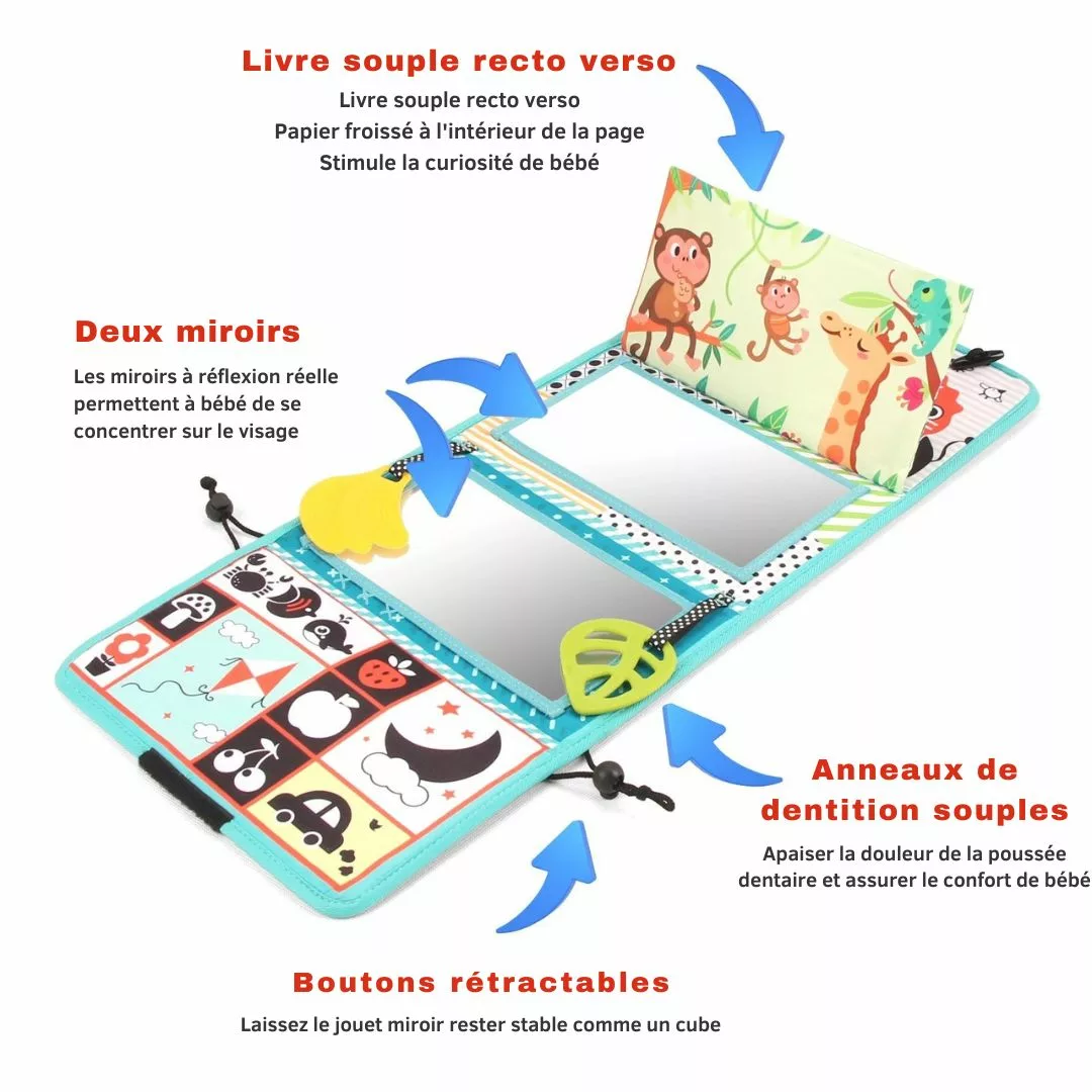 2 Livre Sensoriel Bebe