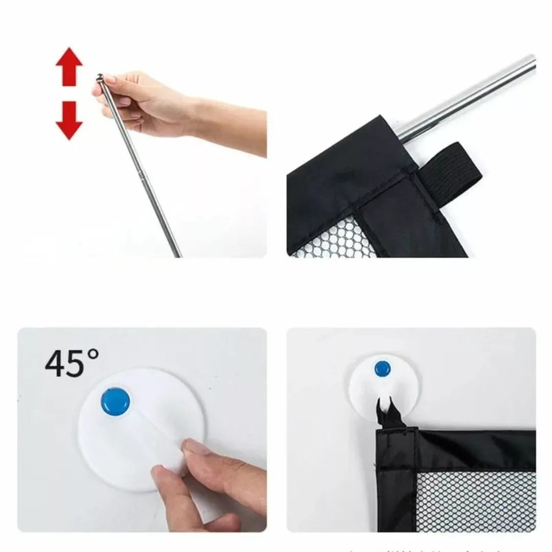 Barrière enfant escalier sans perçage – Sécurité optimale sans trous, installation rapide et sans outils