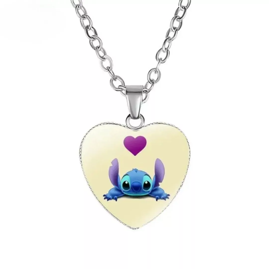 Collier stitch – Bijou mignon et tendance pour fans de Disney – Cadeau parfait pour enfants et adultes