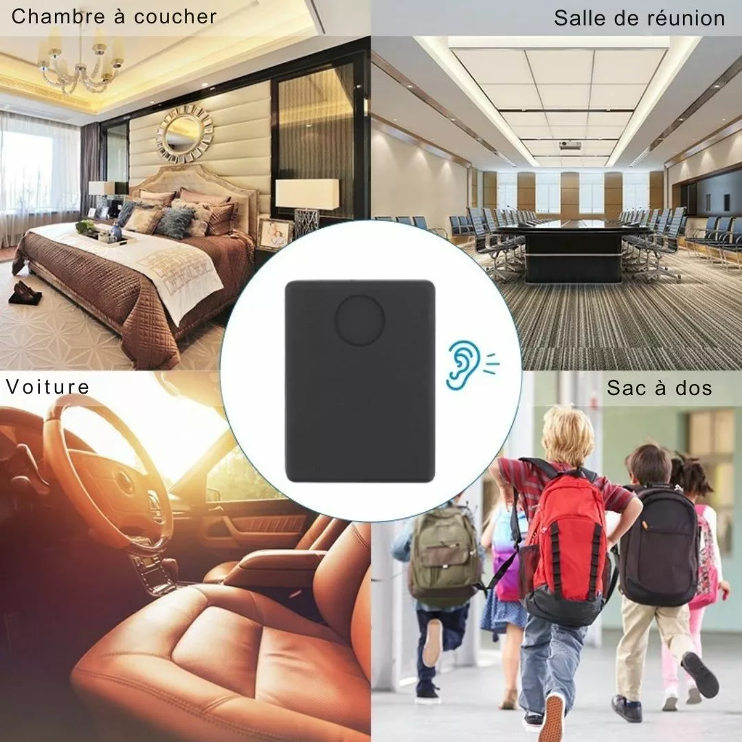 Micro espion gsm dissimulable dans meuble – Surveillance audio discrète et illimitée à distance via carte SIM
