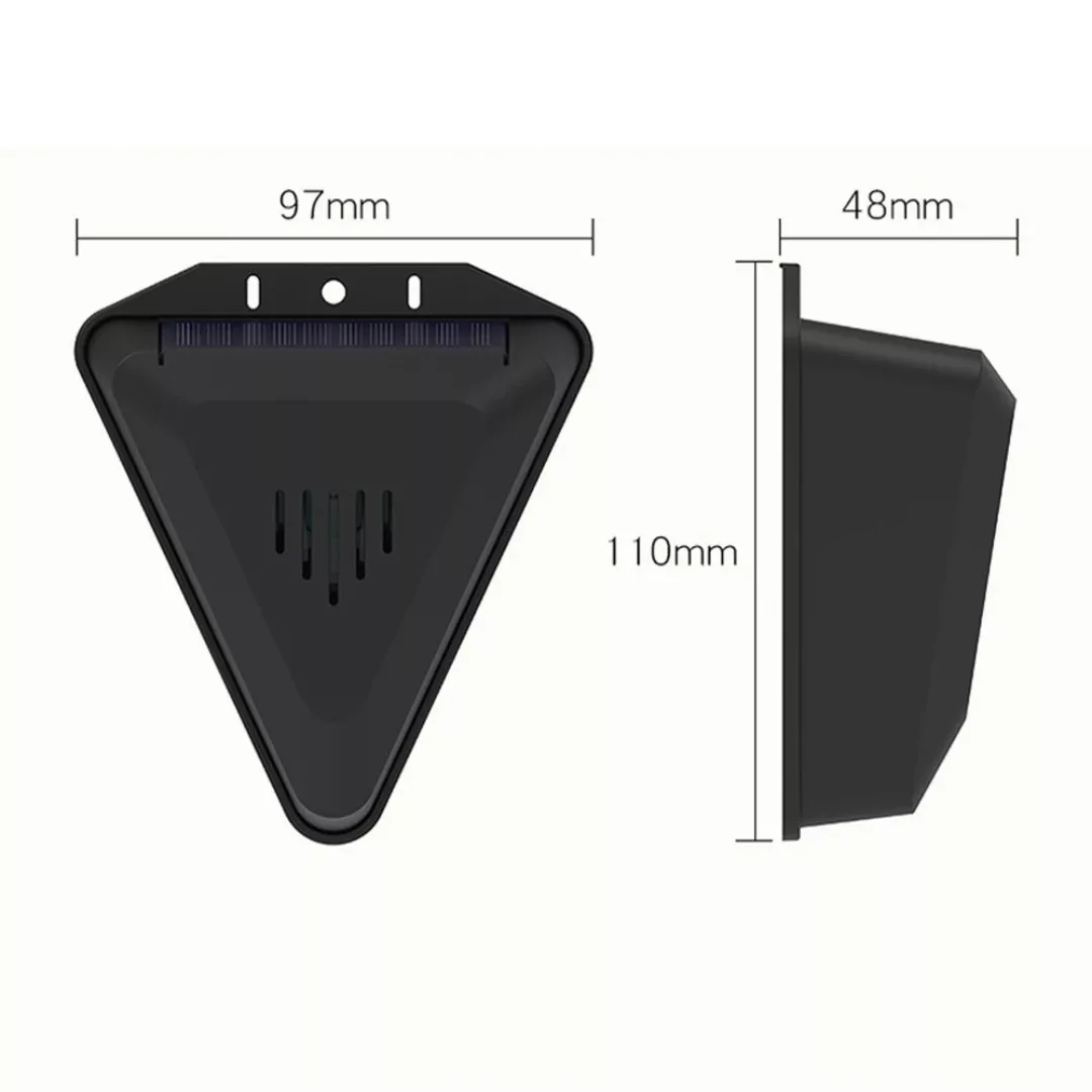 Répulsif ultrason solaire pour pigeons – Éloigne efficacement les nuisibles sans produits chimiques – Écologique & autonome