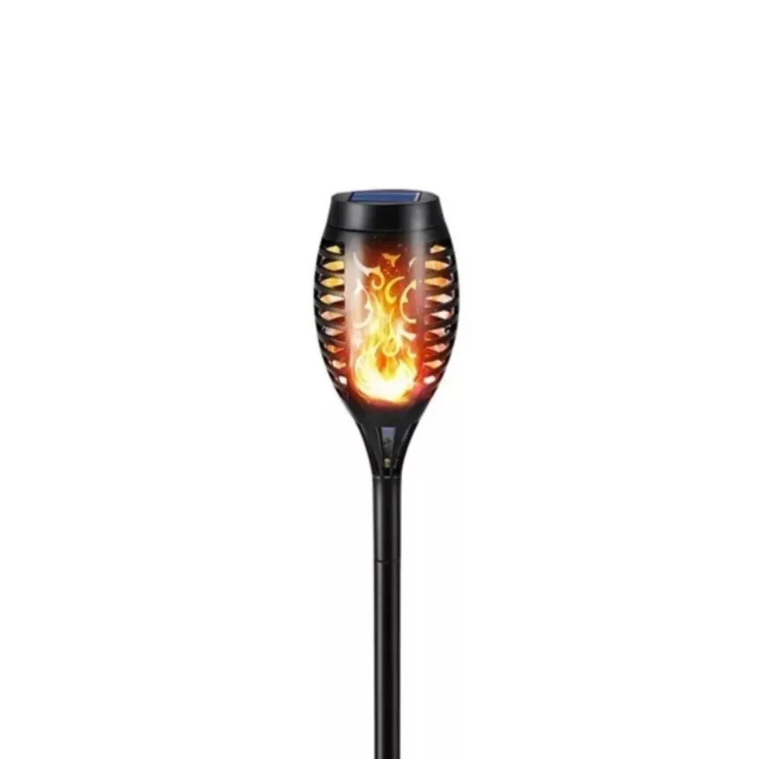 Torche led effet flamme pour allée extérieure – Ambiance chaleureuse jardin – Éclairage solaire décoratif étanche