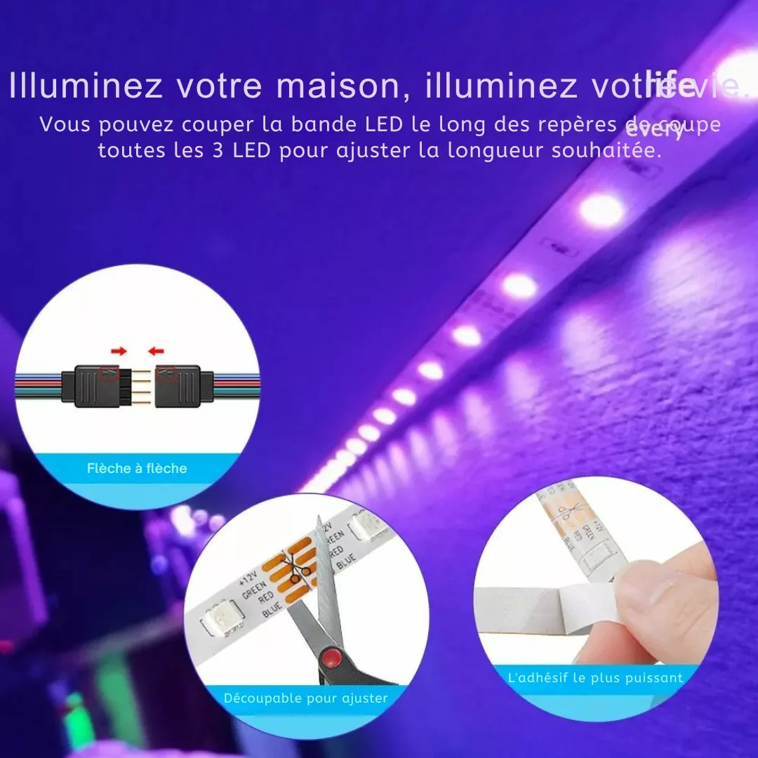 Tube led multicolore pour piste danse extérieure – Ambiance festive garantie en plein air – Éclairage étanche & design captivant