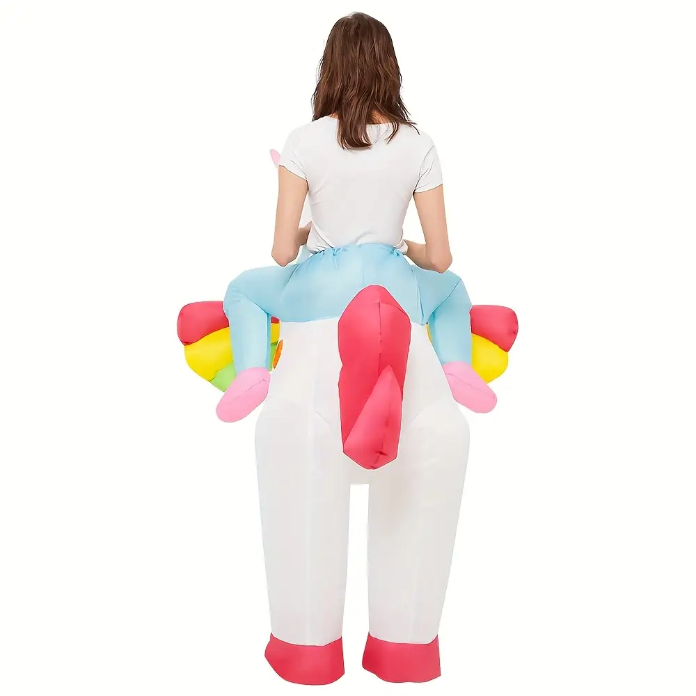 Costume gonflable licorne adulte – déguisement amusant pour fêtes et événements